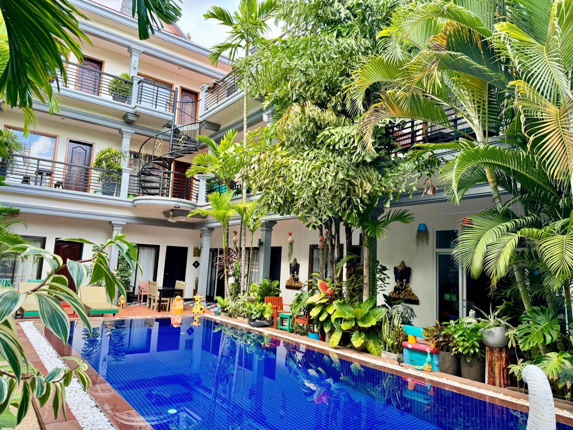 Asanak D'Angkor Boutique Hotel Ciudad de Siem Riep Exterior foto